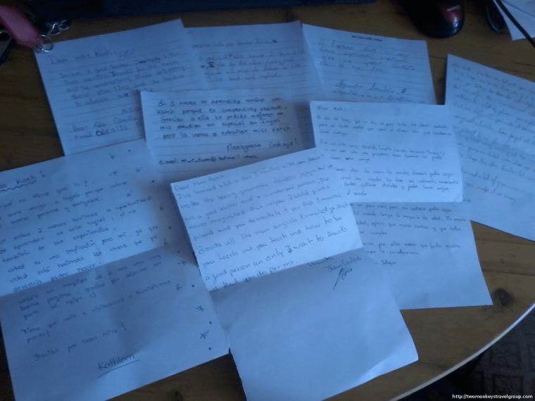 Thank you letters from my students! =)