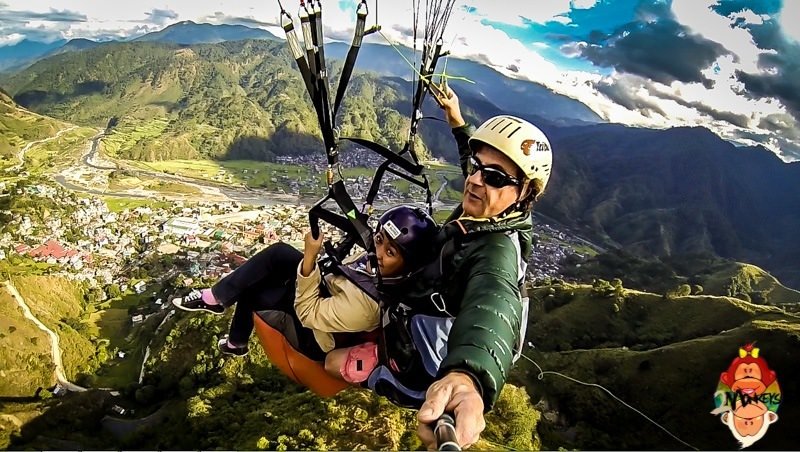 A View from the Top: Paragliding in Bontoc