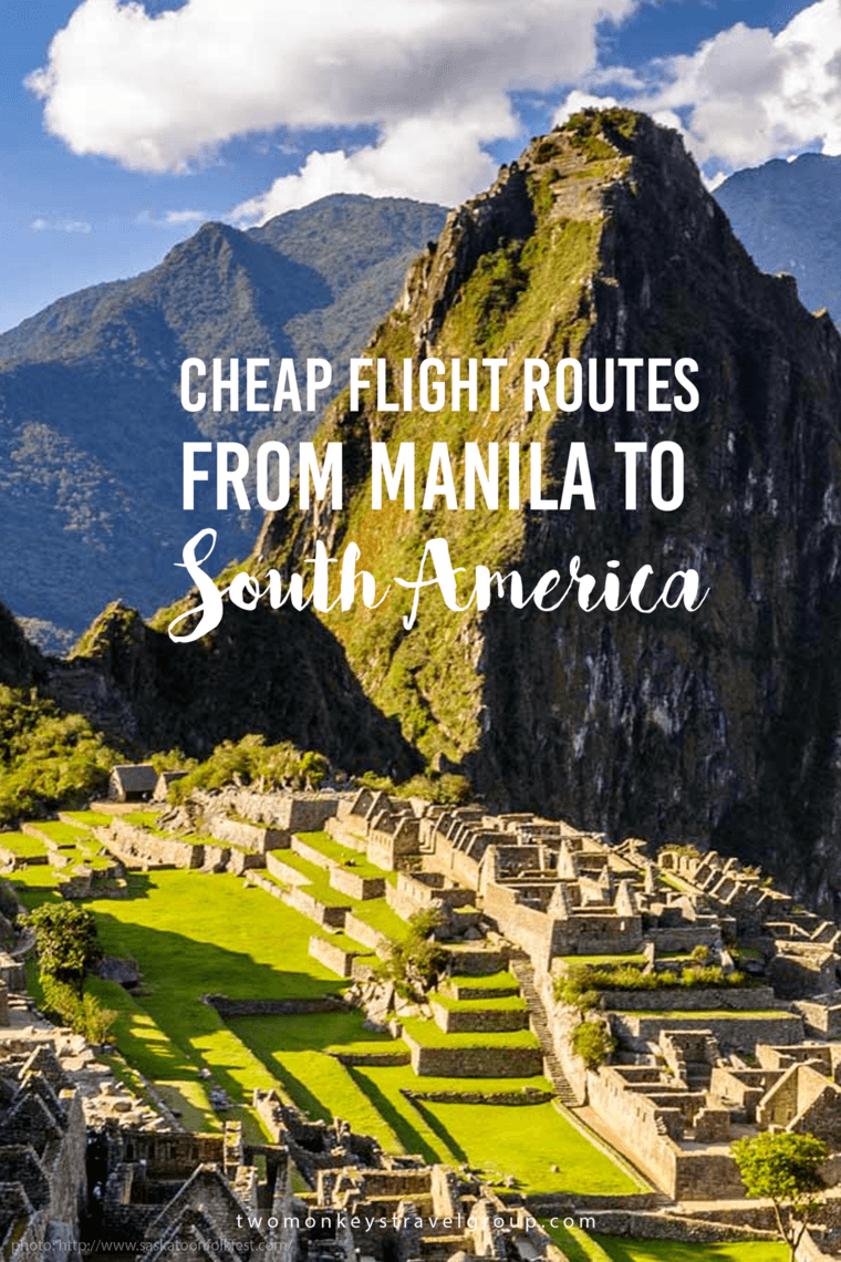 Cheap Flight Routes from Manila to South America