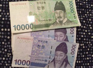 South-Korean Won currency exchange