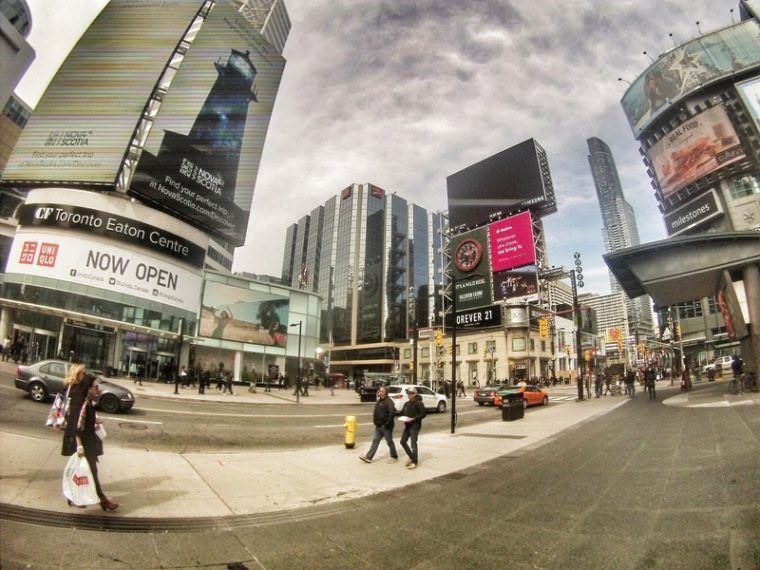 Dundas Square in Toronto Canada