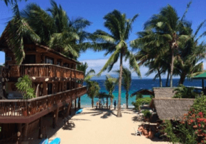 best hotels in Puerto Galera Talipanan Beach Bamboo House Beach Lodge Hotel