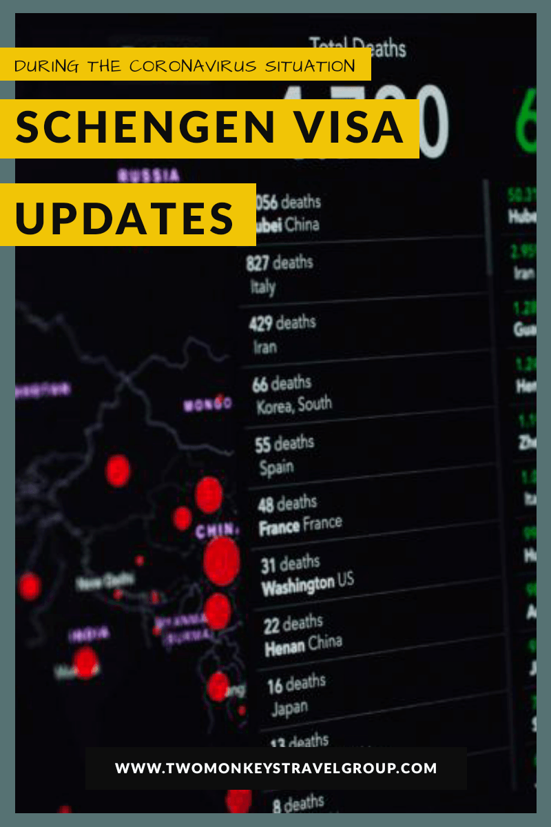 During the Coronavirus Situation Schengen Visa Updates for Philippine Passport Holders