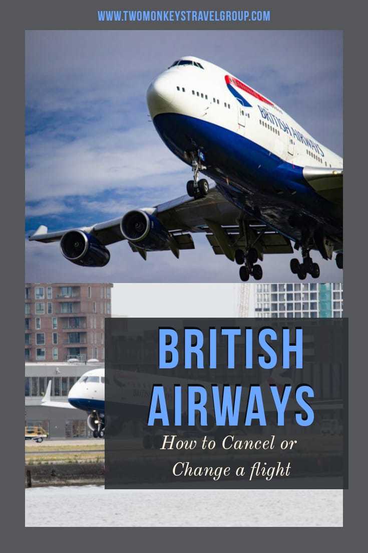 How to Change or Cancel a Flight on British Airways [Tips to Get Refund]