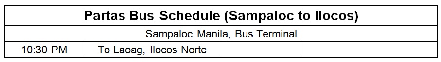 Different Ways to Travel from Manila to Ilocos 