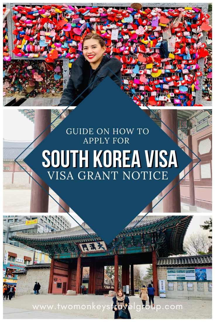 How to Apply For South Korea Visa Grant Notice for Filipinos